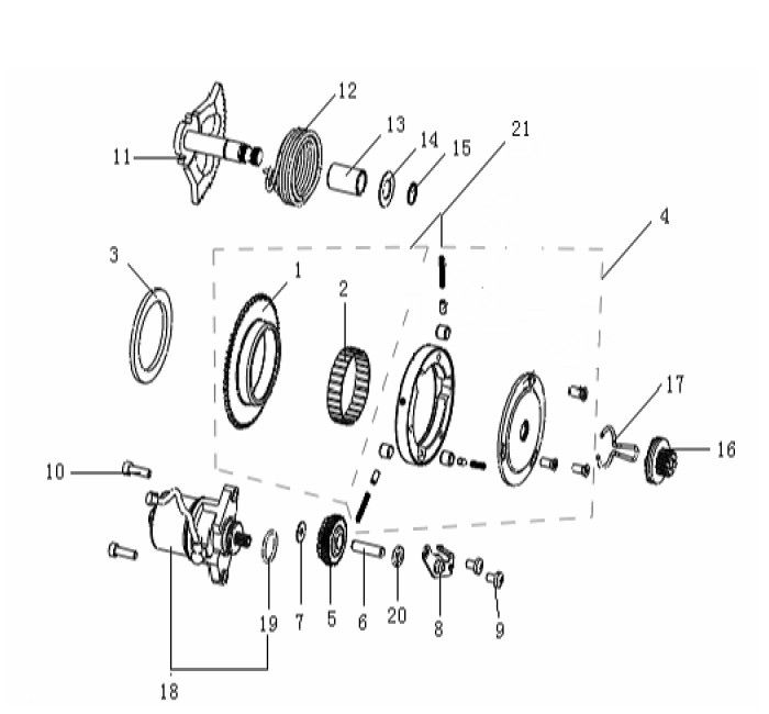 Starter Teile Generic Ideo cream 2007 2-Takt 25