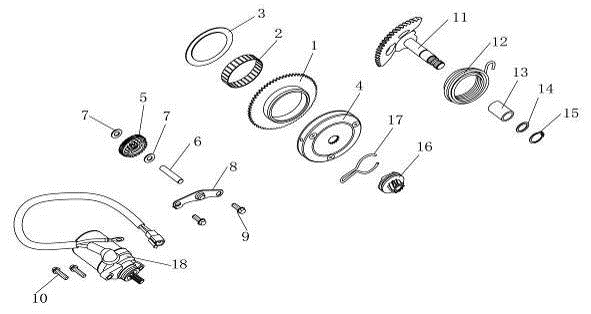 Kickstarter China Venom weiß-Startmotor-Kickstarter-China-Venom-wit