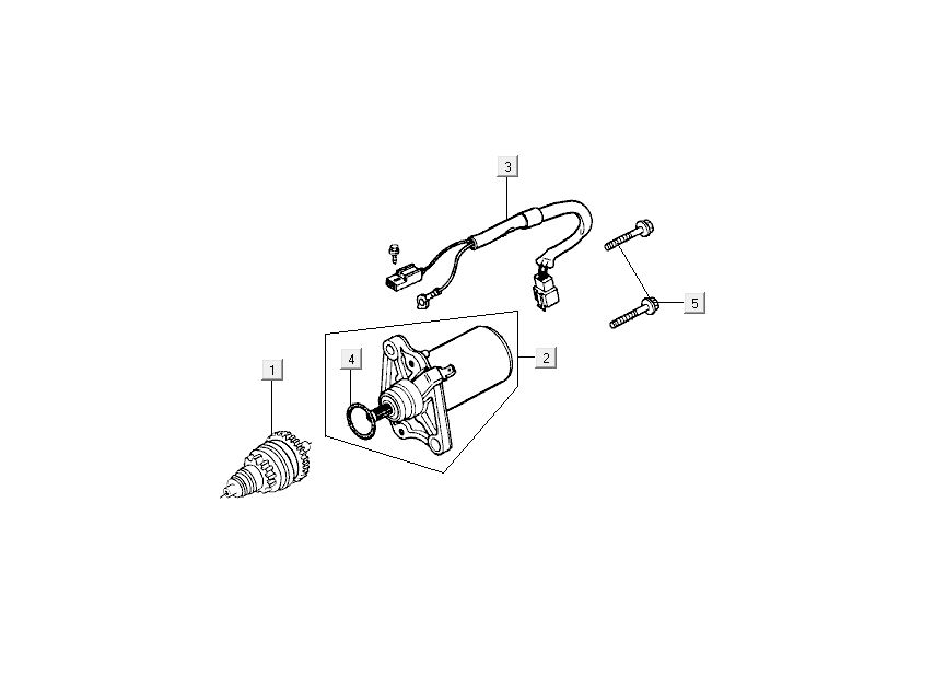 Starter - bendix Kymco People 2-Takt rot