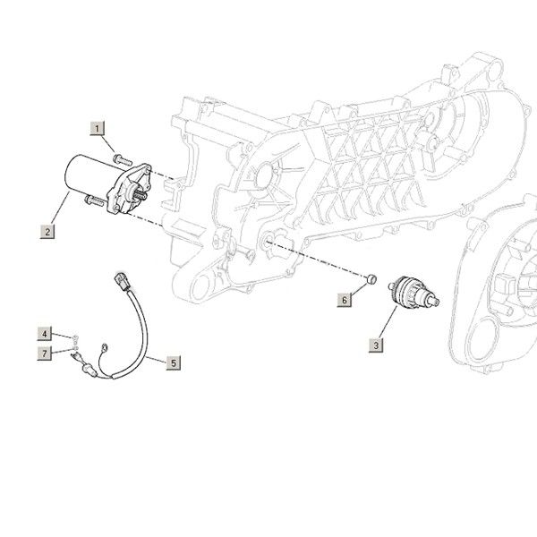 Anlasser Aprilia Mojito Custom 2t (Piaggio-Motor) 2004 - 2010