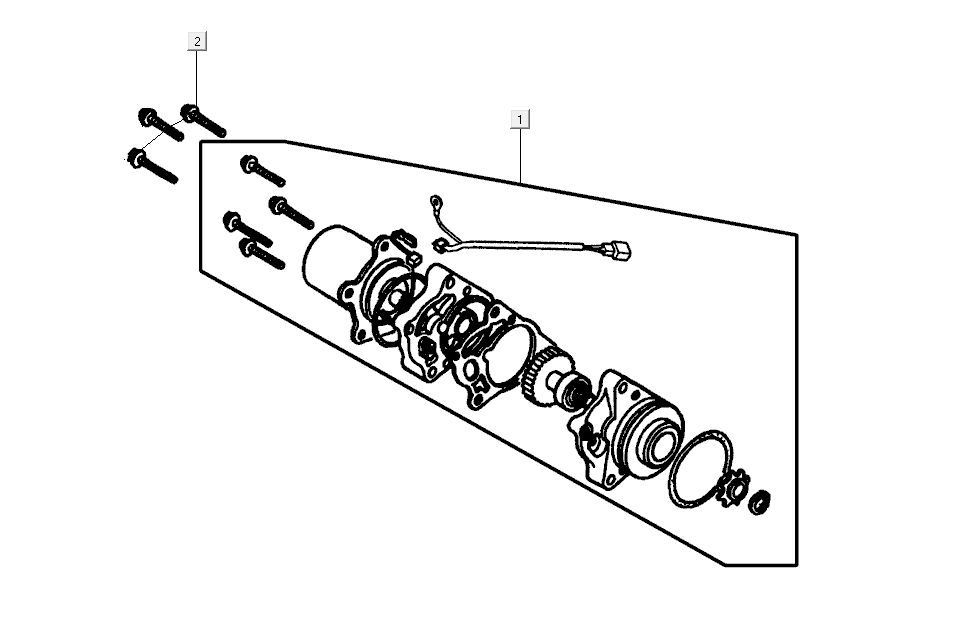 Starter Kymco K-Pipe 4-Takt Weiß