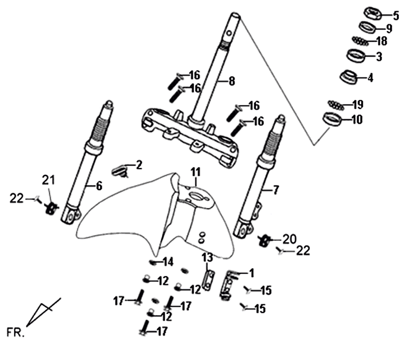 Strg Stem Vorderkissen Sym Symphony (BK5560) schwarz
