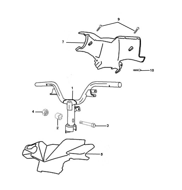 Lenkrad Peugeot Ludix pro 2-Takt