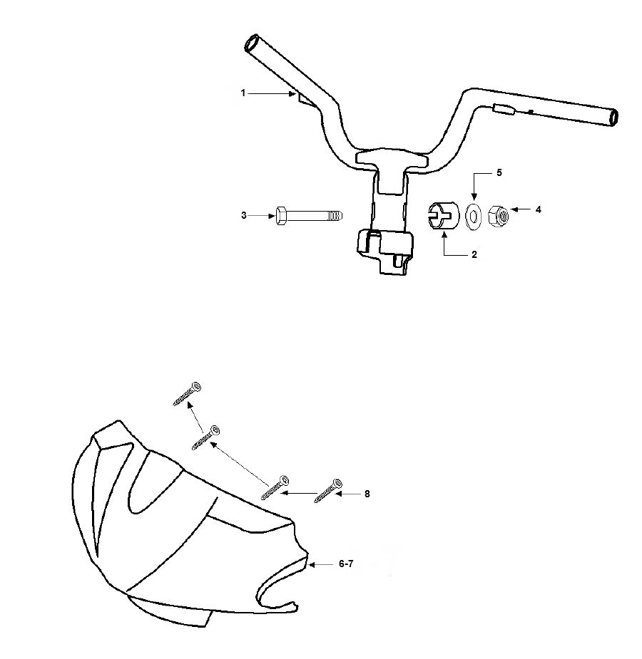 Lenkrad Peugeot Vivacity 2 E2 2-Takt