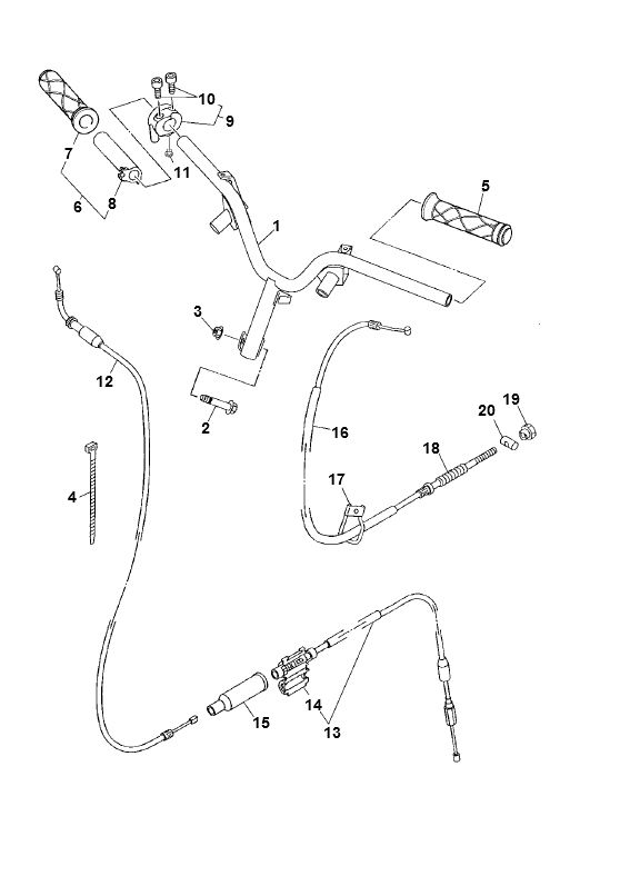 Lenker Yamaha Neo's 2-Takt (bis 2003)