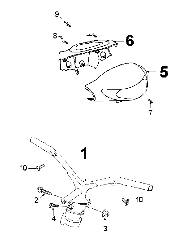 Lenkbogen Peugeot V-clic Orange