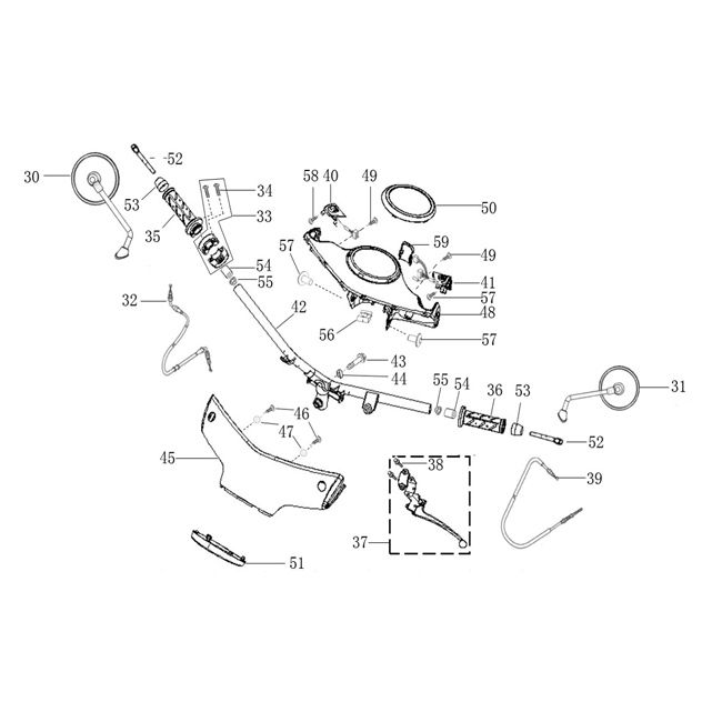 Lenkungsteile BTC Ceo schwarz