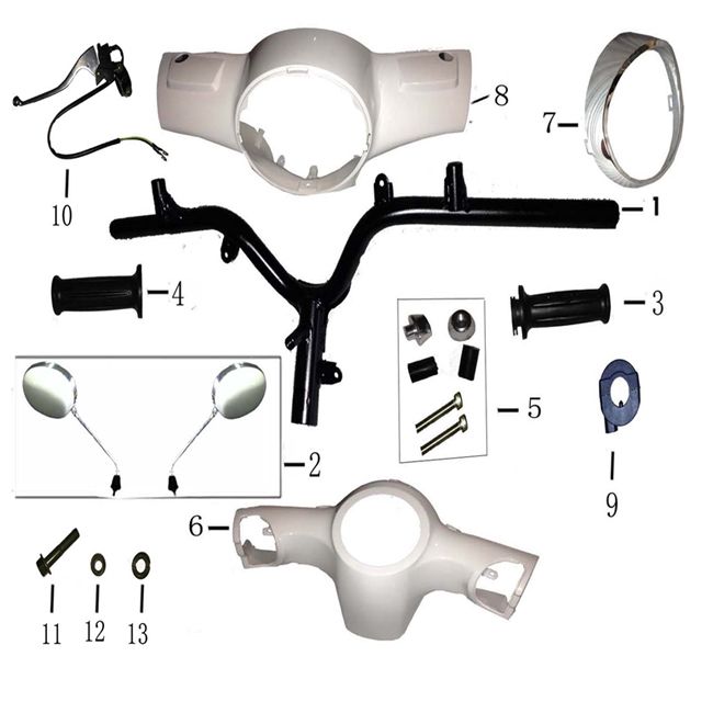 Lenkungsteile BTC Cruise Grey