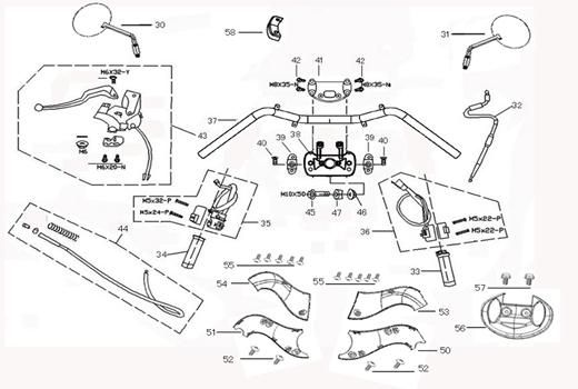 Lenkteile BTC Legend schwarz