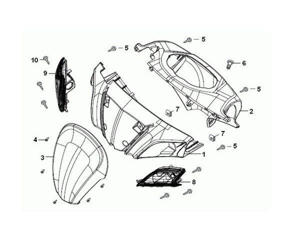 Servolenkung Generic Cracker blau 2010 2-Takt