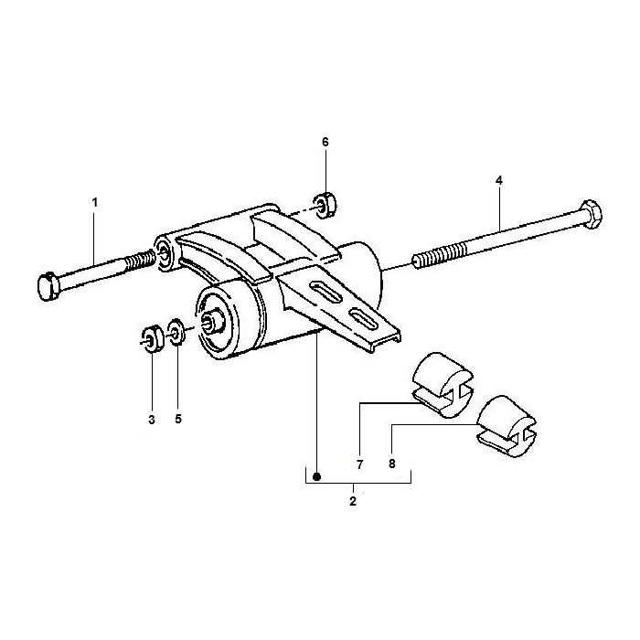 Gilera Runner 98-2005 2-Takt-Hilfsrahmen