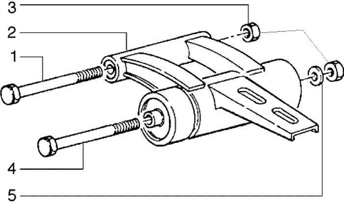 Hilfsrahmen Piaggio Liberty 2-Takt bis 2005