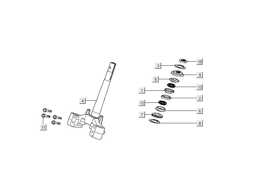 T-Stück - Headset Kymco Nexxon 4-Takt dunkelgrau