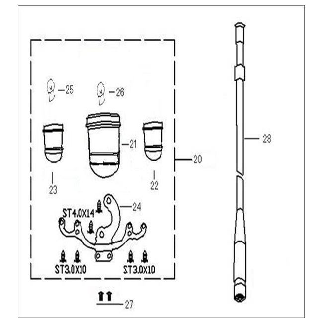 Tacho China Grande Retro Euro4