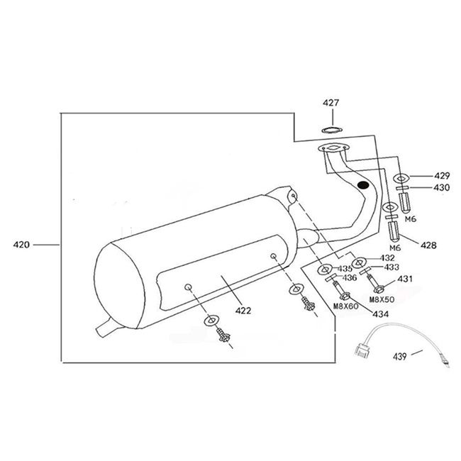 Auspuff China Grande Retro Euro4