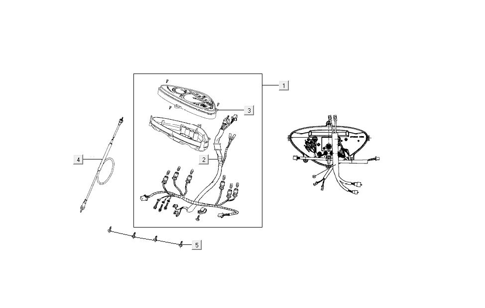 Countercockpit Kymco Super 8 4-Takt (2007-2009) orange