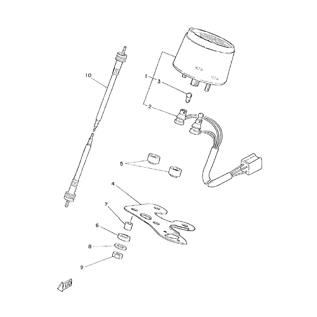 Teller - kabel Yamaha FS1