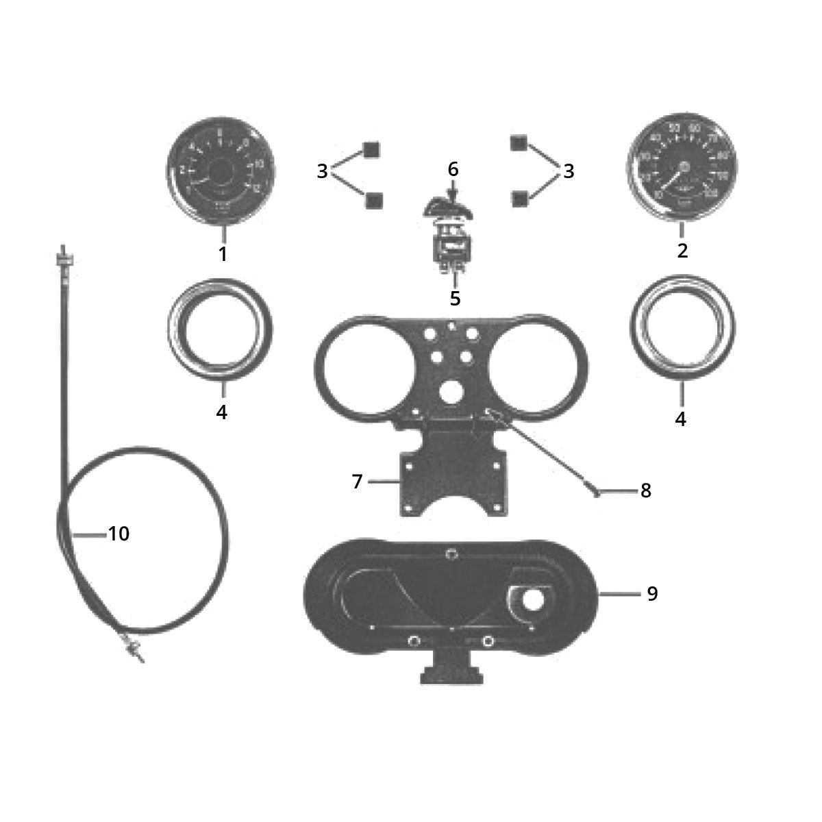 Teller Zündapp GTS 50 517-40L5