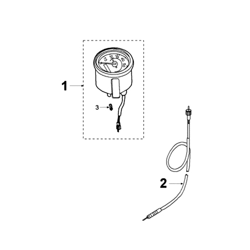 Teller Peugeot Ludix 10 Schwarz