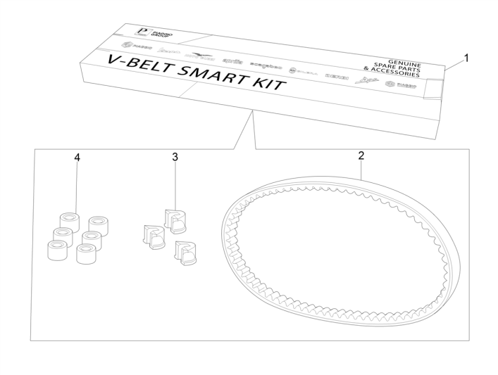 Getriebesatz Gilera Runner 50 SP 2010-2017