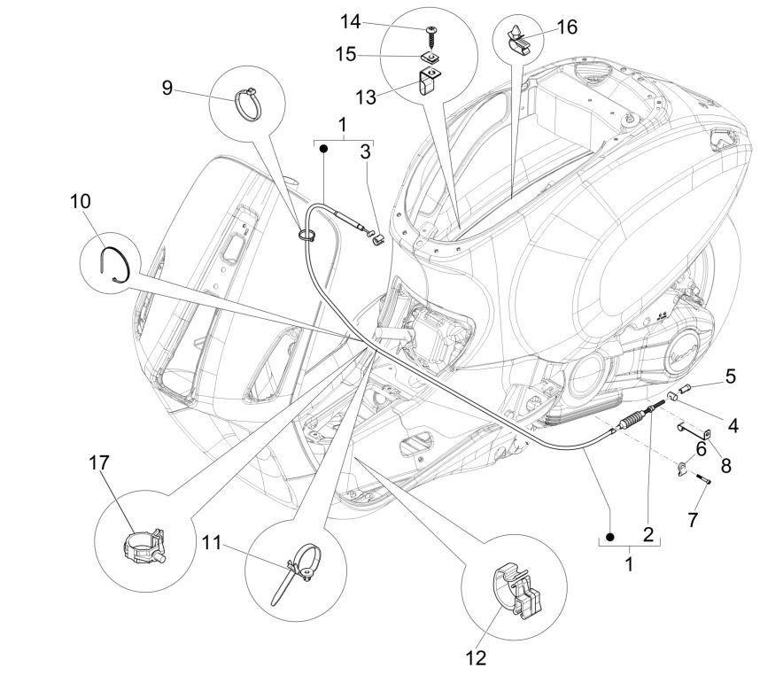 Getriebe Vespa Primavera 125 4T 3V IE ABS