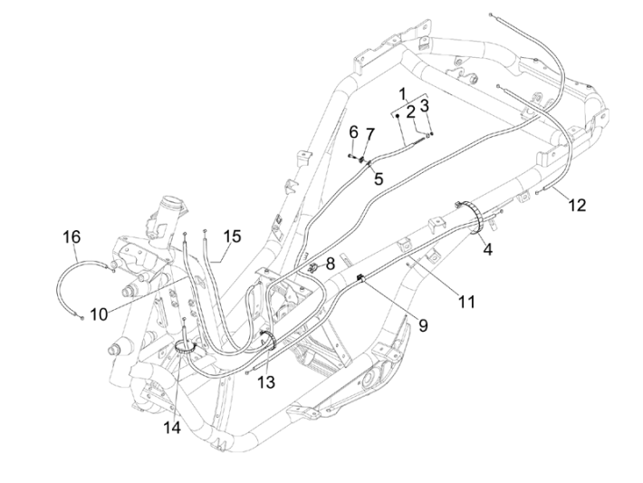 Übertragungen Piaggio MP3 300LT Sport 2009-2014