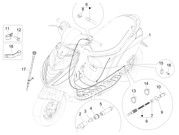 Getriebe Piaggio Zip 50 SP 2006-2013