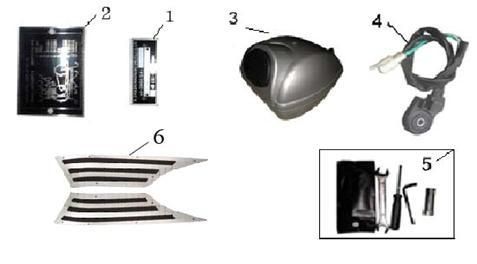 Trittbrett China LX weiß