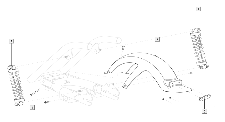 Stoßdämpfer Niu U Series
