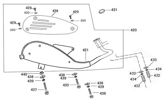 Auspuff Edwards Tomorrow Ahorn V50-3 rot