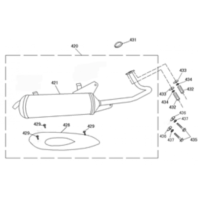 Auspuff Edwards Tomorrow Old Classic schwarz