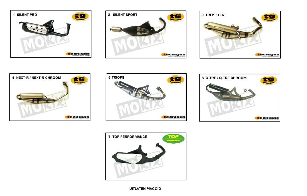Auspuff Piaggio Typhoon 98-2005 2-Takt