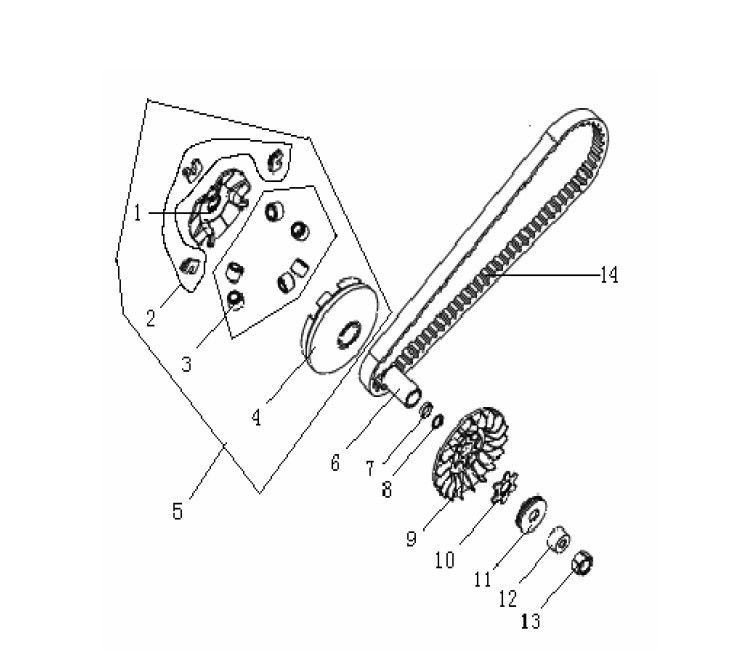 Variateur Generic Ideo schwarz 2010 2-Takt 25