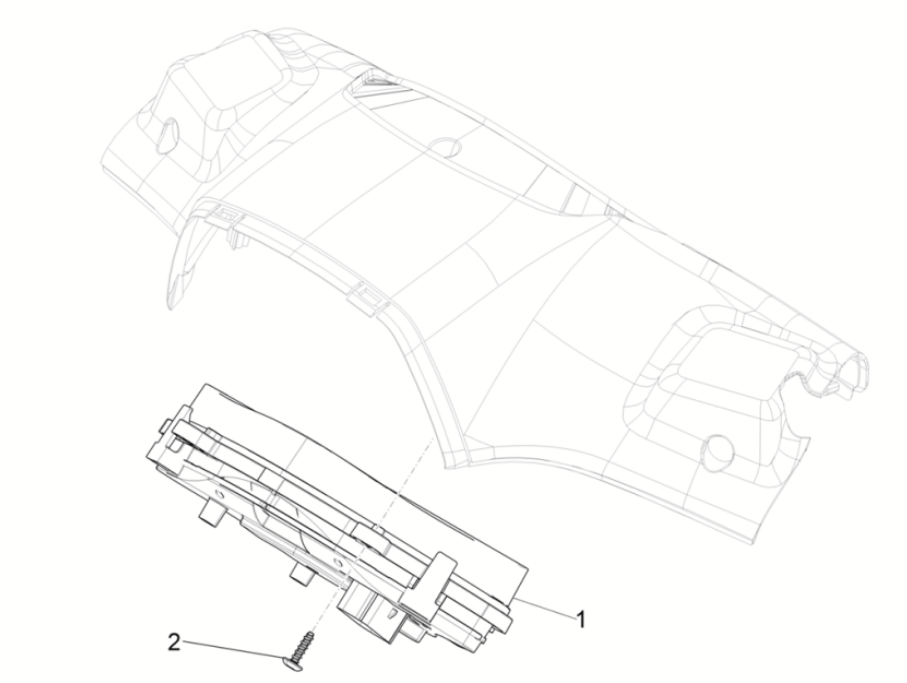 Drehzahlmesser Vespa Sprint 4-Takt 3-Ventil (Euro5-Einspritzung IGET)
