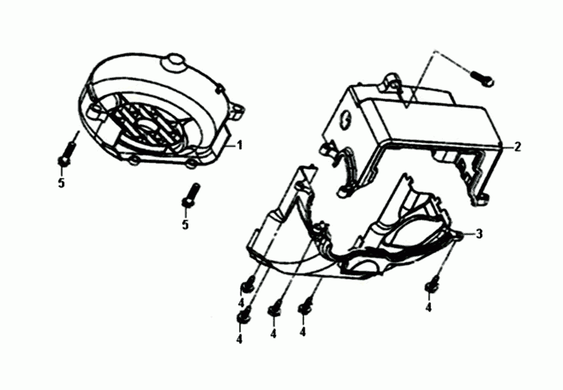 Skyline-Abdeckung Sym Orbit II Euro 4 Mattgrau
