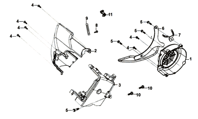 Schwungradabdeckung Sym Jet 14 125I E4