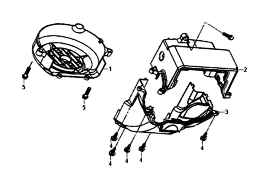 Schwungradabdeckung Sym Symphony ST euro4