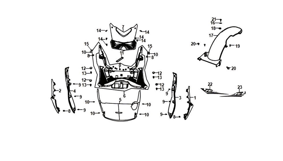 Grundplatte Rahmenabdeckung Sym Jet 14 schwarz (BK-007U)