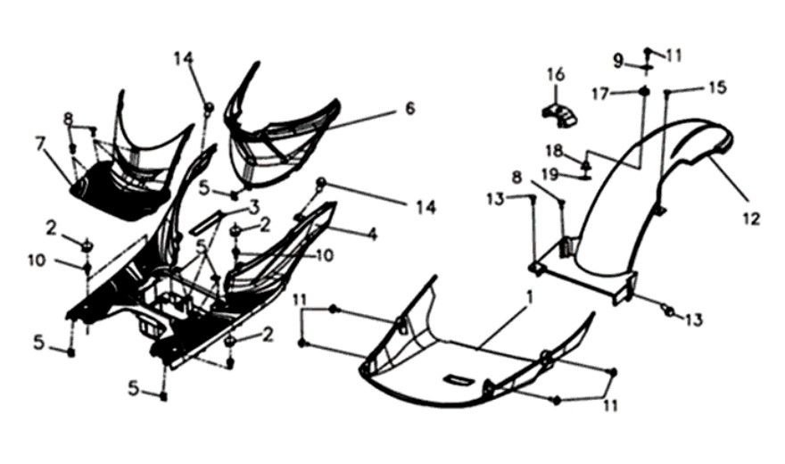 Fußplattenrahmenabdeckung Sym Symphony ST (WH-006) weiß