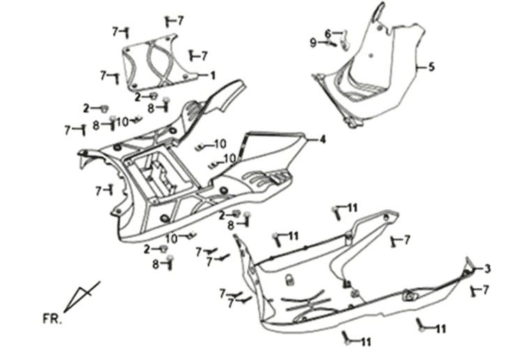 Sym XPRO 50 E4 Grundplatte