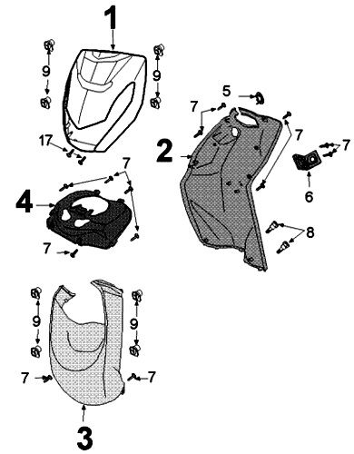 Zum Überziehen Peugeot Kisbee schwarze Johannisbeere original euro4