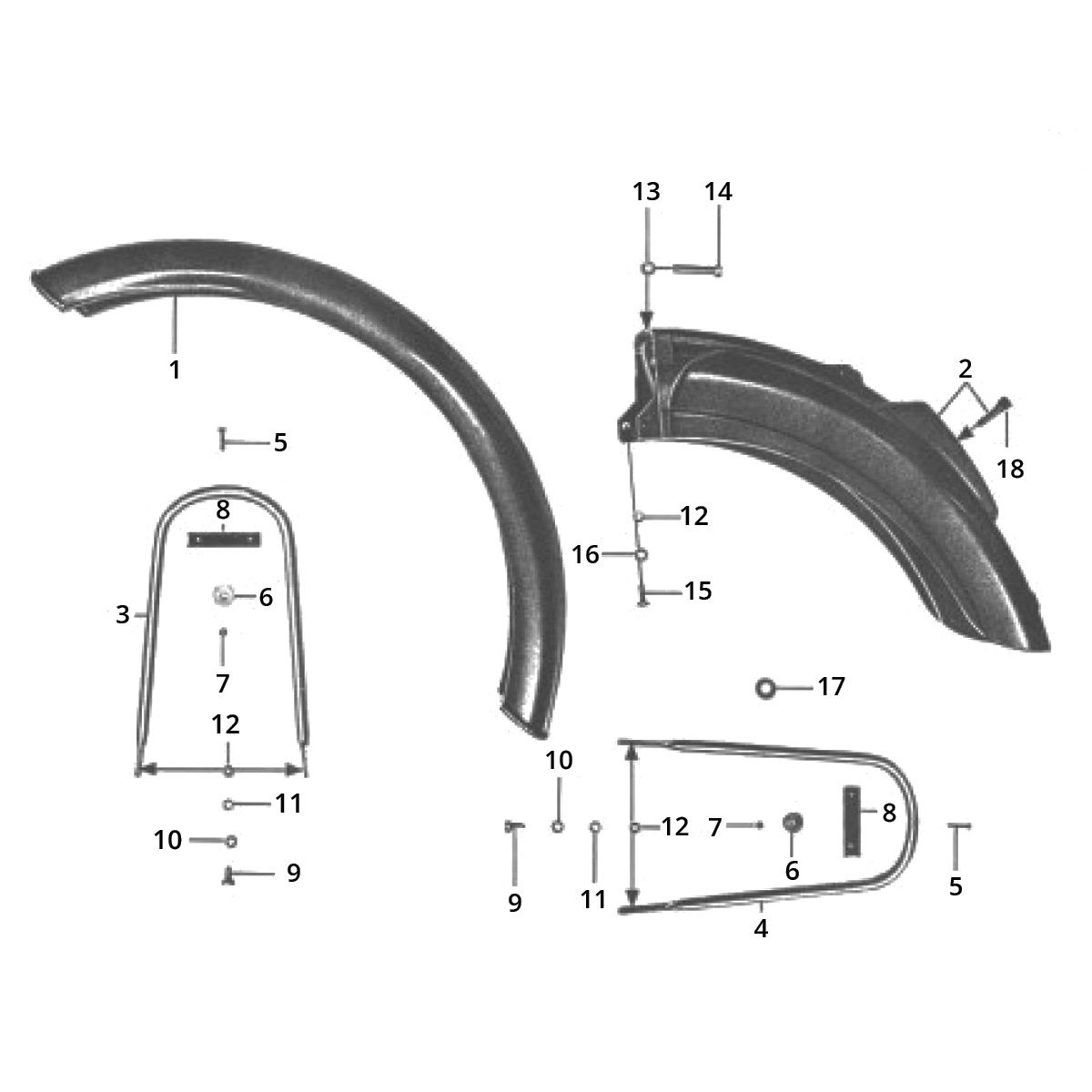 Zündapp C50 Sport 517-21LA Front- und Heckkühlung