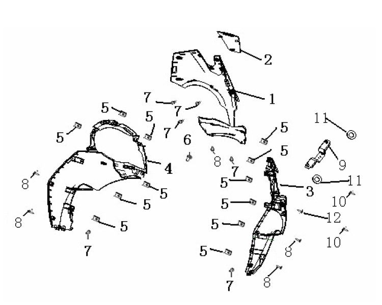 Vorne vorne Generic Ideo blau 2010 2-Takt 25