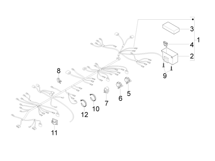 Hauptleitungsgruppe Gilera Runner 50 SP 2010-2017