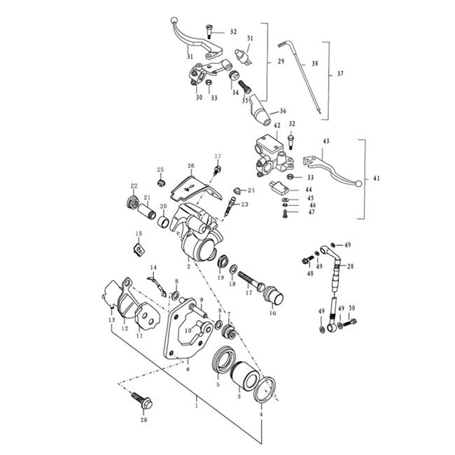 Vorderradbremse Agm Caferacer