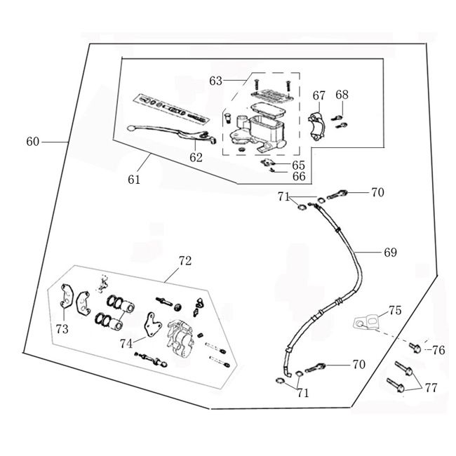 Vorderradbremse Agm Veterano