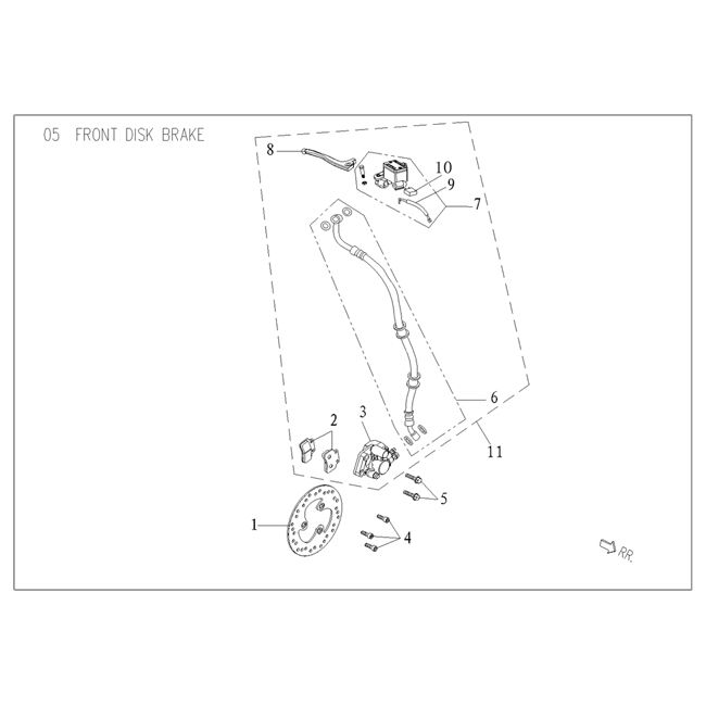 Vorderradbremse Agm Vx50 plus