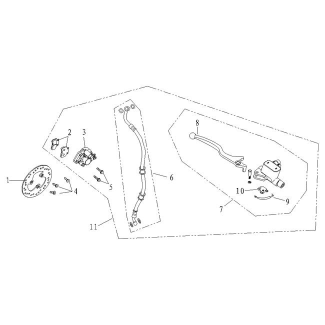 Vordere Bremsteile Agm Supreme