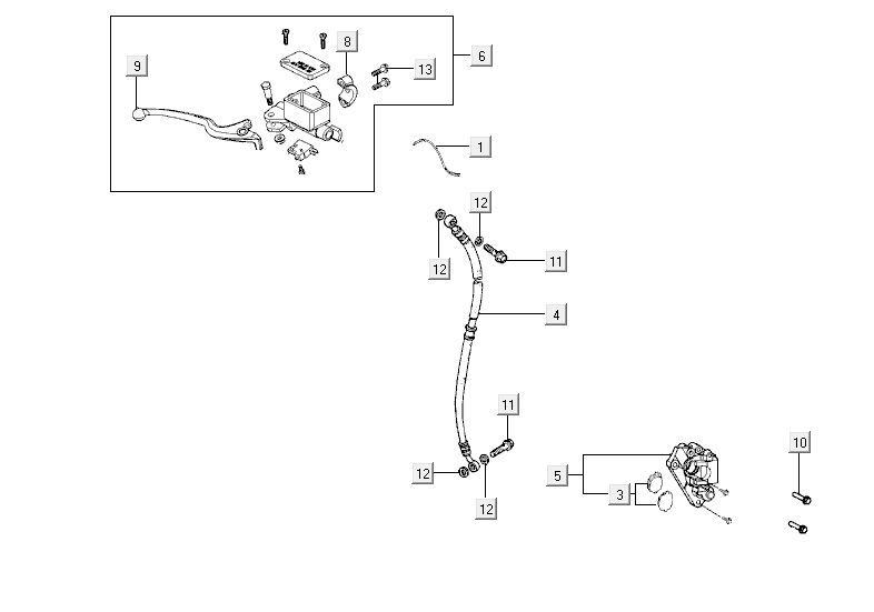 Vorderradbremse Kymco Agility RS 4-Takt schwarz 11