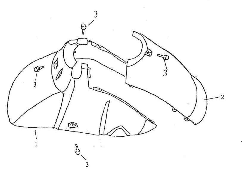 Kotflügel vorne Turbo RG50 rosa